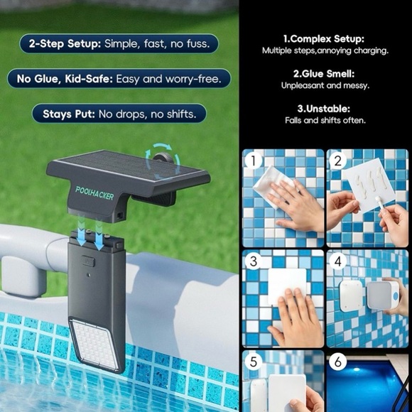 Solar Pool Light with Colorful LED - Picture 4 of 11